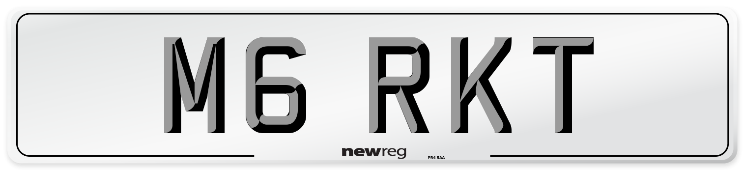 M6 RKT Number Plate from New Reg